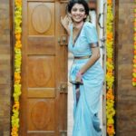 Shruthi Rajanikanth Instagram - This door changed my life upside down and will always cherish these memories ✨🌟💫 📸 @aline_varghese_joseph Costume @rohinis.designs Thiruvankulam