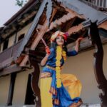 Shruthi Rajanikanth Instagram – 🦋💫
📸 @___jithi___ 
Mua @magnificentmakeupstudio Ambalappuzha Sri Krishna Temple