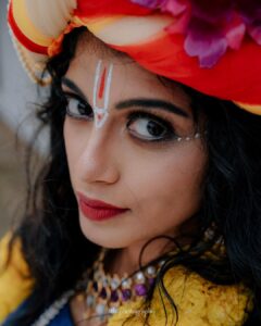 Shruthi Rajanikanth Instagram - Krishna🤩😍
📸 @___jithi___ 
Mua @magnificentmakeupstudio
