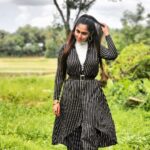 Sreethu Krishnan Instagram - << the art of eye contact >> Wearing @varnikacollections7 📸 @a_rjun_a__ #sreethukrishnan #photoshoot #🪬