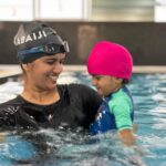 Sridevi Ashok Instagram - Swimming 🏊‍♀️ 🏊‍♂️ Date with @ashok_chintala @sitara_chintala Chennai, India