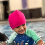 Sridevi Ashok Instagram - Swimming 🏊‍♀️ 🏊‍♂️ Date with @ashok_chintala @sitara_chintala Chennai, India