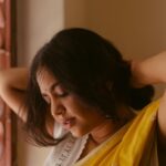 Srinda Instagram - Summer afternoon with @srindaa 🍂 . Wearing the softest saree from @the_urban_doe Hair and make up by @zara___makeover