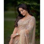 Srinidhi Ramesh Shetty Instagram - Last one✨️ u know why🤭 my never-ending love for sarees gets lil more love 🌸 @taruntahiliani @niru05_raghupathy @sonisapphire @mk_fryzjer @nam.cosmetics @kroplaczasu