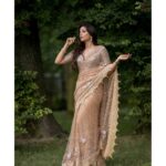 Srinidhi Ramesh Shetty Instagram - ✨️🌿🫶🏻 Saree @taruntahiliani Stylist @niru05_raghupathy Accessories @sonisapphire Photos @kroplaczasu Hair @mk_fryzjer Makeup @nam.cosmetics