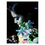 Swathi Reddy Instagram - Since taking a pic costs nothing nowadays, click away randomness and intellectualise it. Also, flowers in my mouth. So the caption ka pattern..flowers, blooming, change, caterpillar, butterflies, crows, electricity pole, electricity bill, summer, heat, melt .. NO. Wait. What?