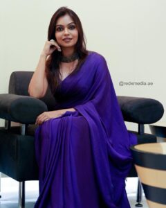 Tanvi Ram Instagram - Celebrations💕

#2018everyoneisahero 

Photography - @redxmedia @story_diaries_of_alan 
Styled by - Me😁
Makeup - @makeupby_farz 
Beautiful costume from - @thehouseofkemp
Costume procured by - @amritha_lakshmi___ 

#sharjahexpo #2018everyoneisahero #successcelebrations