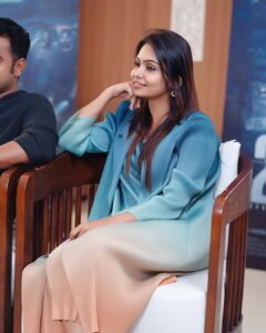 Tanvi Ram Instagram - "Your thoughts become things, choose the good ones."✨

Photographer- @unnisurendran 
Attire - @western_lady_ 
MUA - yours truly♥️