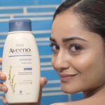 Tridha Choudhury Instagram - #ad Just like you, your skin deserves only the best! 💙Pamper it with the Aveeno Skin Relief Body Wash and Lotion @aveenoindia 💙 Made with a unique formula combined with Natural Oatmeal, these products help to soothe dry, itchy skin all day long! 🛀🏻 Give your skin some extra loving, #SayAveenoToSensitiveSkin today! 💙 *Basis clinical study, July 2011 #skincarecommunity #bodycareroutine #bodycarecollection #bodycare #loveyourbody #loveyourskin #loveyourskinagain