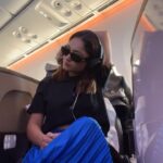 Tridha Choudhury Instagram – Ready for Takeoff… 💜

A new week… a new way to think 💜

#travelwithtridha #preflight #flight_log #flighttime #travelreels #travelcommunity #travelnow #luxurytravel #stretchtherapy #stretchingexercises