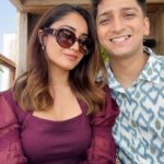 Tridha Choudhury Instagram - My Confidant… my Protector… my Brother… 🚀 We may be single kids who have never known how it feels to grow up in the same house but our Love for being a Creator and our great taste in Music truly makes us Stronger than ever 🚀 I’m super proud to explore our Creative streak together… @pablodutta 🚀 Watch this space for an announcement coming your way … Happy Raksha Bandhan to all my cousins and brothers who have always been supportive of me 🚀 #brothersisterduo #brothersisterbond #happyrakshabandhan #rakshabandhan2023