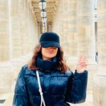 Tridha Choudhury Instagram - Just a Rainy day in Paris 🌈 #travelwithtridha #monsoonmagic #monsoondiaries #monsoonvibes #rainydays #rainymood #parisinstagram #parisgram #jardindupalaisroyal Jardin du Palais-Royal
