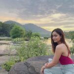Tridha Choudhury Instagram - Falling in Love feels like this … 🍃 @niraamayasamroha 🍃 Come fall in love … #travelwithtridha #therapywithtridha #athirappilly #athirapallywaterfalls #chasingwaterfalls #waterfallhike #waterfallsofinstagram #travelcommunity #travel_drops #wellnesswarrior #wellnessretreat Niraamaya Retreats Samroha