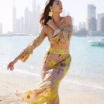 Tridha Choudhury Instagram - Reminiscing about my Favourite song ever !!! ⭐️ #throwback #throwbacktuesday #travelwithtridha #travelphotography #beachphotography #beachwear
