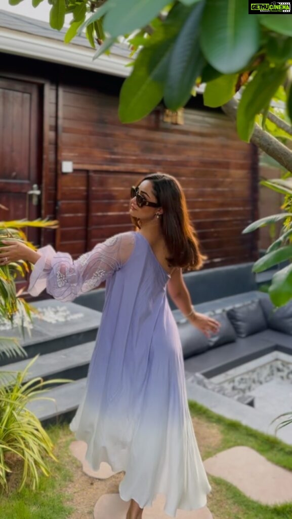 Tridha Choudhury Instagram - ‘There are flowers everywhere for those who want to see them ‘💜 Wearing @chambrayandco Styled by @intriguelook PR- @oakpinionpr 💜 Location @casawood.resort PR- @marketmyhotel.in @awesome_getaways 💜 Captured by @trishnachoudhury Directed by @tridhac 💜 #travelwithtridha #stylewithtridha #stylediary #fashionweekly #trendingaudio #trendingfashion #trendingstyle #beautifulhotels #hotelsofindia #boutiquehotel