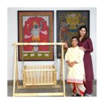 Upasana Kamineni Instagram - We are honoured & humbled to receive this heartfelt gift from the incredible young women of #PrajwalaFoundation. This handcrafted cradle holds immense significance, symbolizing strength, resilience, and hope. It represents a journey of transformation and self-respect that I want my child to be exposed to from birth. 🌟 @sunitha.krishnan