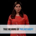 Upasana Kamineni Instagram - Learn the true meaning of philanthropy. . @upasanakaminenikonidela . . . . . . . #philanthropy #empath #empathlife #goodword #motivate #inspiringquotes #wordsofwisdom #mondaymotivation #mondayblues #mondaymantra #wordswordswords #thoughtoftheday #deepthoughts #joshtalks #joshtalkslive
