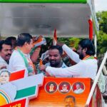 Vijay Vasanth Instagram - Election campaign in support of @incindia candidate Shri. Gopalaswamy contesting from Saravanabelagola assembly constituency. #karnatakaelections2023