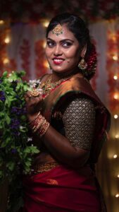 Vishnu Priya Instagram - Look from MUA @manjupsgym1980 
📸 @storys_by_guna