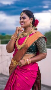 Vishnu Priya Instagram - Traditional  look.... ❣️with this song