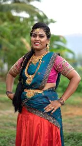 Vishnu Priya Instagram - Krishna ❤️ @maha_makeupartist_thanjavur