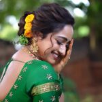 Aashika Padukone Instagram - Kushi 💛 MUH: @praneetha_beautymakeover Saree: @leela_rithuscollections Jewellery: @star_caveonlinee Location: @annapurnastudios VC: @bkmfilms #traditional #saree #kushi #instadaily #trending #reels
