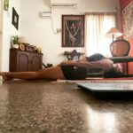 Abhirami Venkatachalam Instagram - Iam not growing up Iam just burning out🔥✨hatha love ♥️ #hathayoga #yoga #life #love #live #happy #vibes #positivevibes #abhiramivenkatachalam #av #instagram #instapost #instagood #instamood #instalike #instalove #instadaily #home #chennai Ardhamatsyana with vipareethaswasa (rapid breathing) 🧘‍♀️