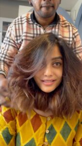 Abhirami Venkatachalam Instagram - Being bold is being firm, her spark will ignite her charm and her grace always conquers the fame. ✨✨
Her long twining rings of  iron wire has been chopped and shortned to The Textured lob vogued and stroked in caramel Espresso. ✨✨
.
.
.
@anlon.artsalon 
.
.
.
#lob #lobhairstyle #lobhaircut #lobhairstyle ##chennai #trendsetter #fashionblogger #socialmediamarkerting  #influencer #haircolour #balayage #bangalore #anlon #anlonartsalon #chennai ##photooftheday  #instagood  #nofilter  #tbt  #igers  #picoftheday  #love  #nature  #swag  #lifeisgood  #caseofthemondays  #instapic  #instadaily  #selfie  #instamood  #bestoftheday #loveislove
