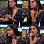Abhirami Venkatachalam Instagram - My mind voice “biggy enna kanna ladoothinna asaiya video ah? Hmmm interesting , rasagulla irukumla ahhhh extra sugar syrup venum “ 😄 finally finale is over ..... back to home... thank you so much for all the love really means a lot to me... always will give my love 💯 for all the unconditional love that you all showered on me... special thanks to my fam divya, sush, thanisha sis, etc.... sorry if I have missed names , but on the whole thanks to all my lovelies ... neenga illama naan illai makkale 🙏🏼🙏🏼🙏🏼.... kisses , hugs, lots and lots of positivity... mmmmmmwah 😘😘😘😘🤍🦋🌸⭐️ yours loving- kannamma 💫👑 ps- thank you for the edit @abhirami_holic 🤍 outfit- @suresh.menon 🤍🤍🤍