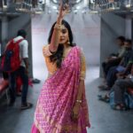 Abhirami Venkatachalam Instagram - Photo : @travelwithkannan In frame : @abhirami.venkatachalam Costume : @studio149 Jewellery : @mspinkpantherjewel Makeover : @chisellemakeupandhair & @irismakeupandhair Associate : @idle_works #travelwithkannan #abhiramivenkatachalam #studio149 #runaway #bride #train #chennai #costume #bridelook #bridelmakeup #studio #public #biggbosstamil #biggboss #fashionmodel #fashionweek #fashionistas #actress #tamilactress #fashiondesigner #metgala #vogue #voguemagazine #art #beauty #bonita #fashionphotography #model #indianrailways #realismag Chennai, India