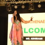 Abhirami Venkatachalam Instagram - All about yesterday 💫Had an amazing time with my fav MIT darlings 🤍 always been special being with you all ... lots of love to @madras_institute_of_technology 🤍🤍🤍 #event #love #life #hugs #vibes #smile #positive #abhiramivenkatachalam #ammu #kannamma #instagram #instagood #instalife #insta #chennai #tamilcinema #thalapathyfan #thalapathy