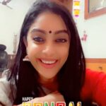 Abhirami Venkatachalam Instagram - Just a fun filter ♥️ Pongal vibes 😘😘😘 with Edho Solla