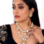 Abhirami Venkatachalam Instagram - Add some real sparkles to your Diwali celebrations 💋 Jewellery: @rajatamaya Photography : @parvathamsuhasphotography Makeup : @salomirdiamond Blouse : @sruthikannath22 Studio : @uvi_photostudio Hair : @raisedbrowsbybhavani
