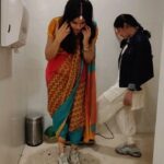 Adah Sharma Instagram - Kasa vatla ? काष्टा साडी and नथ and sneakers? ही माझी आजीची (my paatis,grandmother) साडी आहे  . Toh we got ready and Asira said sneakers ke saath karte hai kashta saree! But I had black sneakers so I stole Tanya ka cooler looking sneakers .thank u Tanya ❤️ tab pata nahi tha tha we had to walk through 1 km of very sticky keechad. It was a special variety of keechad ,pair 2 second ke liye rakh lo toh jamm jaata hai ! Socho if i wore chappals and went toh trekking kaise karte 👀 I wanted to make this a reel but I have to finish script Aaj raat tak .toh Swipe kar lo , reel samajh ke 🫀❤️ 😁 #100YearsOfAdahSharma #AdahSharma P.S. how to make Adah Sharma fall in love with you.Ask her out o a channa date (channa WITHOUT onion, garlic, garam masala 😬 and extra pakaa hua so it's soft)