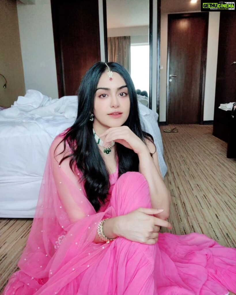 Adah Sharma Instagram - Have you changed after The Kerala Story ? Is the most asked question i get and I always say nooo. I'm exactly the same .I still do all the random things I did before. My friend asked me if other people have changed their behavior towards me ..and yes ,some have .But good no? If success can make some horrid people behave nicely isse acha kya ho sakta hai😜😛 . Have I gotten lazy ? Nooo ! In fact now for next movie I'm already practicing and thinking of ways to make it different from what you saw me do before. I feel very happy when I meet people who say they cried and all watching our film. So now can I make them laugh or get them to feel other emotions also convincingly ? But back to the kya main ab lazy ban gayi hu? Ummmmm ..yess ..maybe ..with dressing up. Pehele also I used to wear whatever I want but now I've started avoiding events if I have to dress up ,which might not be good 🙈 also I go out wearing whatever I want because I feel anyway sab log itna pyar de rahe hai.. So for janmashtami to meet all of you i decided , I would not be lazy and get dressed nicely !! And middle ground toh hai nahi...I'm an extremist ! So either Bina Baal banaake leave the house ya change 3 times in the same night (3 outfits for 3 events) 🤣 so I changed three times ,in the car(video on the prev reel) itna lamba caption ! See I'm not lazy 😉 ok bye! #ThisIsForEveryOneWhoEnjoysMyLongHashtagsAbhiLongCaptionsBhihaHahahha #100YearsOfAdahSharma #adahsharma . 👗 @juhi.ali 💁 @tanzz__1910_ 🎭 @adah_ki_radha Outfit - @monaandvishu  Jewellery - @embellish_by_bhaktivora @rubans.in