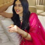 Adah Sharma Instagram - Have you changed after The Kerala Story ? Is the most asked question i get and I always say nooo. I'm exactly the same .I still do all the random things I did before. My friend asked me if other people have changed their behavior towards me ..and yes ,some have .But good no? If success can make some horrid people behave nicely isse acha kya ho sakta hai😜😛 . Have I gotten lazy ? Nooo ! In fact now for next movie I'm already practicing and thinking of ways to make it different from what you saw me do before. I feel very happy when I meet people who say they cried and all watching our film. So now can I make them laugh or get them to feel other emotions also convincingly ? But back to the kya main ab lazy ban gayi hu? Ummmmm ..yess ..maybe ..with dressing up. Pehele also I used to wear whatever I want but now I've started avoiding events if I have to dress up ,which might not be good 🙈 also I go out wearing whatever I want because I feel anyway sab log itna pyar de rahe hai.. So for janmashtami to meet all of you i decided , I would not be lazy and get dressed nicely !! And middle ground toh hai nahi...I'm an extremist ! So either Bina Baal banaake leave the house ya change 3 times in the same night (3 outfits for 3 events) 🤣 so I changed three times ,in the car(video on the prev reel) itna lamba caption ! See I'm not lazy 😉 ok bye! #ThisIsForEveryOneWhoEnjoysMyLongHashtagsAbhiLongCaptionsBhihaHahahha #100YearsOfAdahSharma #adahsharma . 👗 @juhi.ali 💁 @tanzz__1910_ 🎭 @adah_ki_radha Outfit - @monaandvishu  Jewellery - @embellish_by_bhaktivora @rubans.in