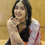 Adah Sharma Instagram - Will you be my dance partner ? SWIPE to see if you fit criteria 🐾 . @pankhidabilaspur Styled by @manisha_khandwal_kore Outfit by @mannslegacy Jewelry by @anupa_tulsi_jewellers Hair @snehal_uk Makeup @adah_ki_radha Pics on stage @mypix_lshots Bilaspur, Chhattisgarh