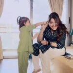 Addite Shirwaikar Malik Instagram - I love playing with Mimi’s jhumkas & i love making her wear them #WhatJhumka is not just a song but a everyday story for us @anjalidineshanand,eebe waiting to dance with you.. come soon ❤️