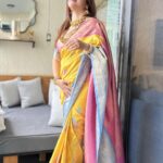 Addite Shirwaikar Malik Instagram - I choose classic😍 #desigirl #festive Saree credits Styled by @pratikshachandak Assisted by @m_shalini.stylist Saree by @narayaniweavesbyramya Jewellery by @aquamarine_jewellery
