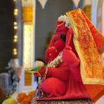 Addite Shirwaikar Malik Instagram - Happy Ganesh Chaturthi ❤️love and peace to everybody 🙏 - mohit aditi ekbir #ganeshchaturthi #love #peace