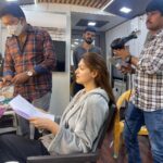 Aditi Gautam Instagram - Back to where I belong! . . . . . . . #onset #shootlife #actorslife #script #film #teluguactress #telugucinema #picoftheday #instagood #actorsofinstagram #explore Hyderabad