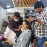 Aditi Gautam Instagram - Back to where I belong! . . . . . . . #onset #shootlife #actorslife #script #film #teluguactress #telugucinema #picoftheday #instagood #actorsofinstagram #explore Hyderabad