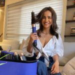 Aisha Sharma Instagram – My favourite hair tool gets an upgrade 😍 #DysonAirwrap #DysonIndia #DysonHairAtHome #gifted 
@dyson_india #nofilterneeded