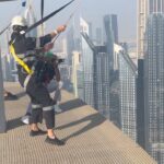 Aisha Sharma Instagram – Living on the edge is risky but there’s no fun living on the ground. Exhilarating experience with my fav human @nehasharmaofficial #dubai #adventure #lifeontheedge #travel #aishatravels #travelgram #sharmasisters #travelgoals #dubai Sky Views Observatory