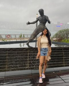 Aishani Shetty Instagram - Do you also post pictures 2 months after your trip? 🙈 More coming soon! Avenue of Stars, Hong Kong