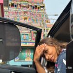 Aishwarya R. Dhanush Instagram - Divine blessings Peaceful feelings #thirukadaiyur #saturdaymood