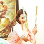 Aishwarya R. Dhanush Instagram - #krishnajanmashtami the little lord does bring out the child in you who wishes to dance away and celebrate every blessing that we have and to cherish life and smile more 🌺🙏🏼🪕🪘😇 #aboutlastnight✨