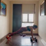 Aishwarya R. Dhanush Instagram - Workout after ten days ! When it all gets blur …workout’s done right for sure ☑️ 💪🏼! #getitdonewheneveryoucan #workingonself