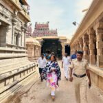 Aishwarya R. Dhanush Instagram - Divine blessings Peaceful feelings #thirukadaiyur #saturdaymood