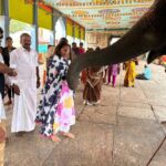 Aishwarya R. Dhanush Instagram - Divine blessings Peaceful feelings #thirukadaiyur #saturdaymood